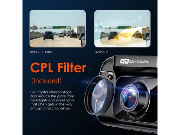 4-Channel Dash Camera — Dash Cam, Generic Logic, Inc.