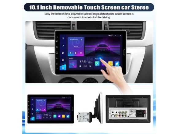 10.1-Inch Single-DIN Car Radio Stereo — Car Infotainment System, Generic Logic, Inc.