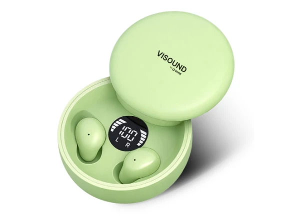 Air Invisible Wireless Earbuds, Sage Green — Wireless Earbuds, VionB