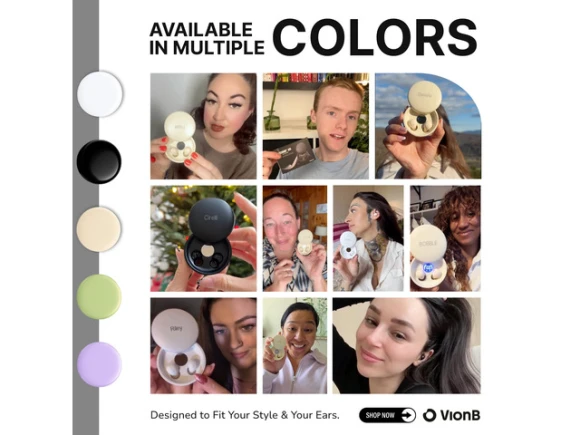 Air Invisible Wireless Earbuds, Sage Green — Wireless Earbuds, VionB