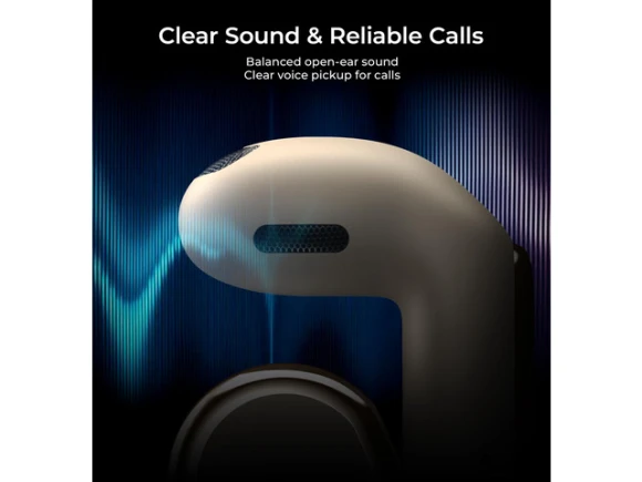 Cream Open-Ear Clip-On Earbuds — Wireless Earbuds, Generic Logic, Inc.