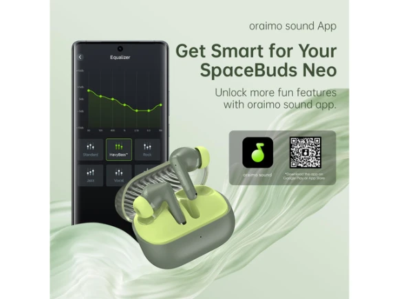 Green Wireless Bluetooth Earbuds — Wireless Earbuds, Generic Logic, Inc.