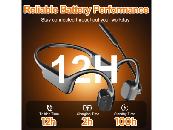 Open-Ear Bone Conduction Headphones — Wireless Earbuds, Generic Logic, Inc.