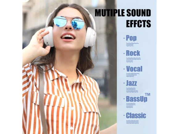 Over-ear Bluetooth headphones — Wireless Earbuds, Generic Logic, Inc.