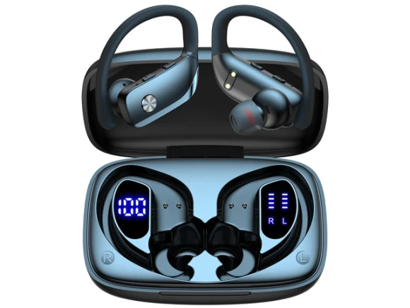 Wireless Bluetooth Earbuds with Over-Ear Hooks — Wireless Earbuds, Generic Logic, Inc.