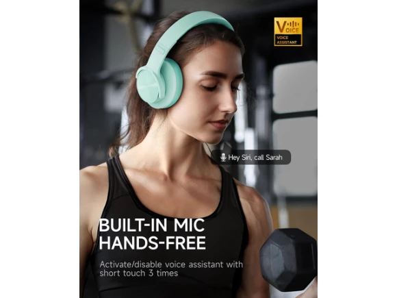 Wireless Bluetooth Headphones, Cyan — Wireless Earbuds, Generic Logic, Inc.