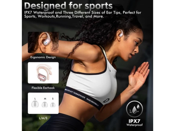 Wireless Earbuds, Champagne Gold — Wireless Earbuds, Generic Logic, Inc.
