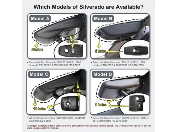 Dash Camera for Chevrolet Silverado — Dash Cam, WESTWAY