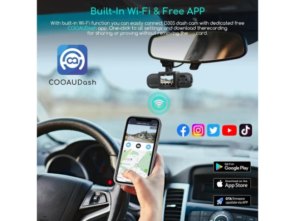 Dash Camera — Dash Cam, COOAU