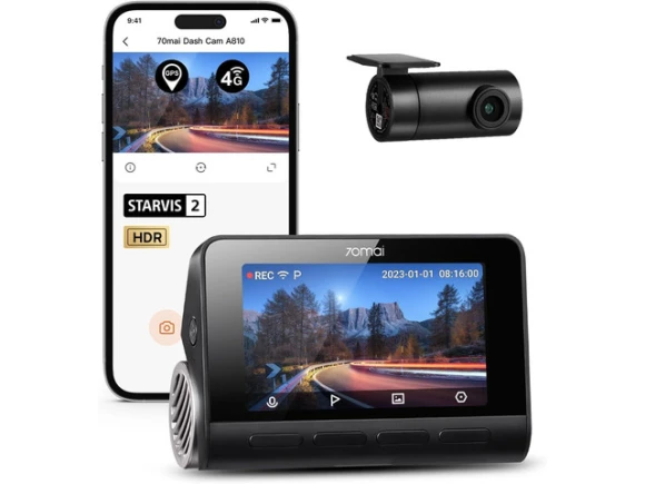 Dual Dash Cam for Front and Rear — Dash Cam, 70mai