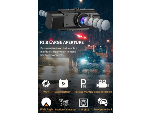 Dual Dash Camera — Dash Cam, WESTWAY