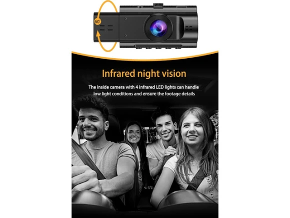 Dual Dash Camera — Dash Cam, WESTWAY