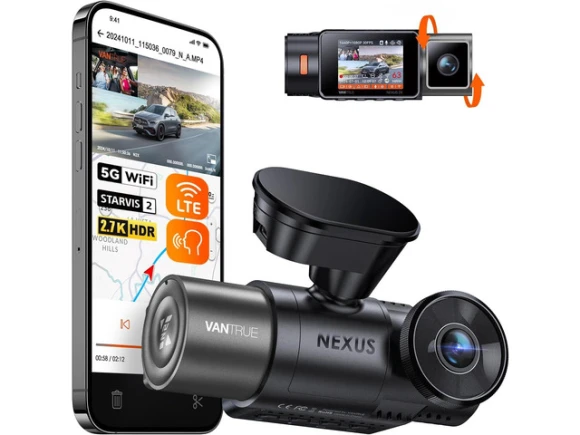 Front and Inside Dual Dash Camera — Dash Cam, VANTRUE