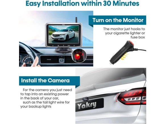Wireless Backup Camera System — Backup Camera, WESTWAY