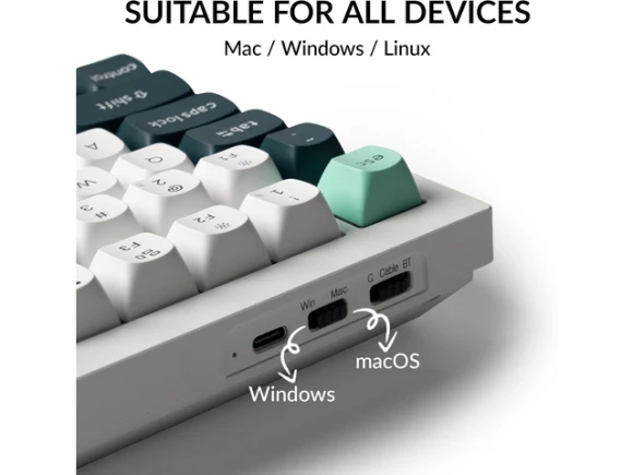 Wireless mechanical keyboard with Hall Effect magnetic switches — Bluetooth Keyboard, Keychron
