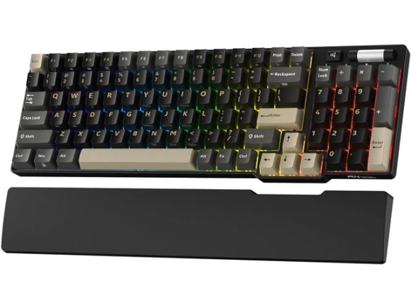 Wireless Mechanical Keyboard with Wrist Rest, 90%, Limited Ed — Bluetooth Keyboard, RK ROYAL KLUDGE