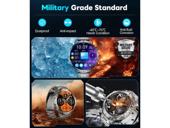 Brown Smartwatch with 2 Bands — Smart Watch, Generic Logic, Inc.