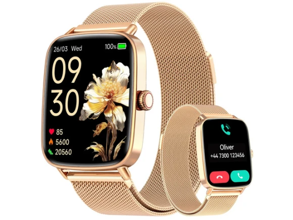 Gold Smartwatch — Smart Watch, Generic Logic, Inc.