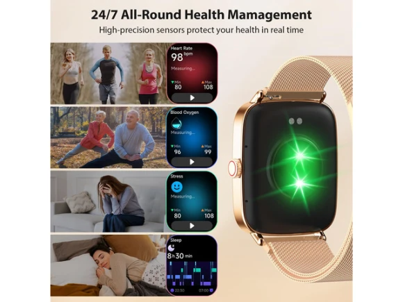 Gold Smartwatch — Smart Watch, Generic Logic, Inc.
