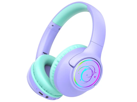 Kids Bluetooth Headphones, Purple — Wireless Earbuds, Generic Logic, Inc.