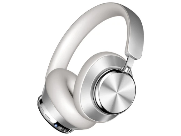 Over-Ear Bluetooth Headphones, Silver — Wireless Earbuds, Generic Logic, Inc.