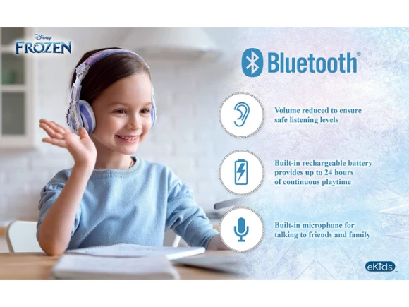 Adjustable Bluetooth Headphones — Wireless Earbuds, Disney