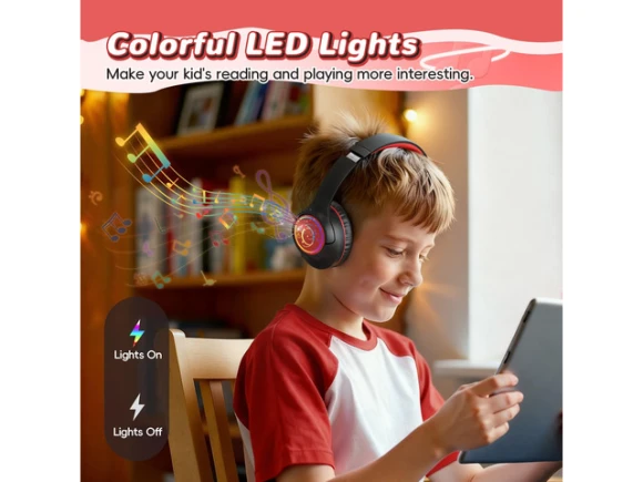 Kids Bluetooth Over-Ear Wireless Headphones — Wireless Earbuds, Generic Logic, Inc.