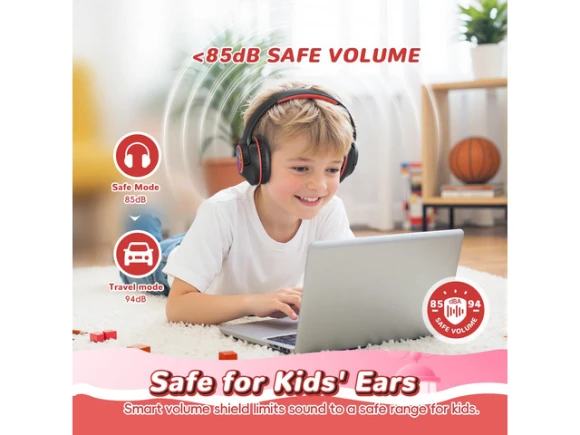 Kids Bluetooth Over-Ear Wireless Headphones — Wireless Earbuds, Generic Logic, Inc.