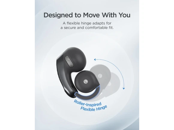 Open-Ear Clip-On Wireless Bluetooth Earbuds, Black — Wireless Earbuds, Generic Logic, Inc.