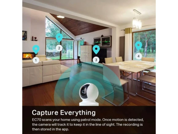 Indoor Pan/Tilt Security Camera — Security Camera, Kasa