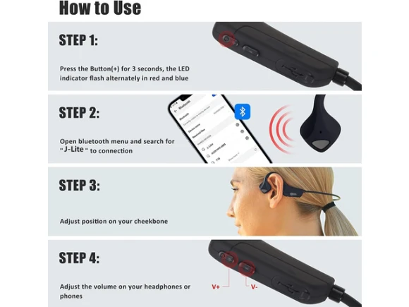 Bone Conduction Headphones — Wireless Earbuds, Generic Logic, Inc.