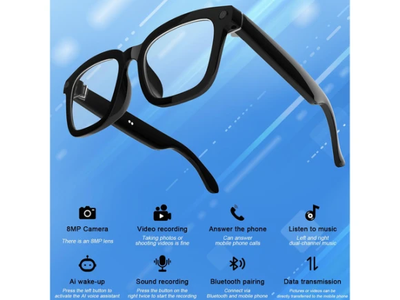 Smart glasses with camera — Smart Glasses, Generic Logic, Inc.