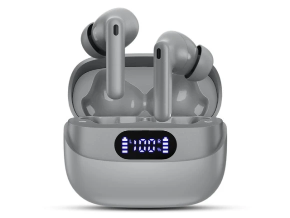 Gray Wireless Earbuds — Wireless Earbuds, Generic Logic, Inc.