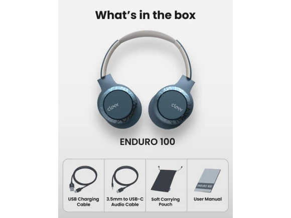 Bluetooth Headphones, Navy — Wireless Earbuds, Generic Logic, Inc.