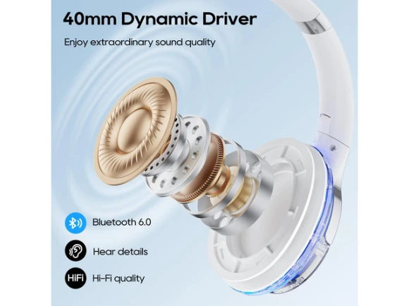 Over-Ear Bluetooth Headphones — Wireless Earbuds, Generic Logic, Inc.
