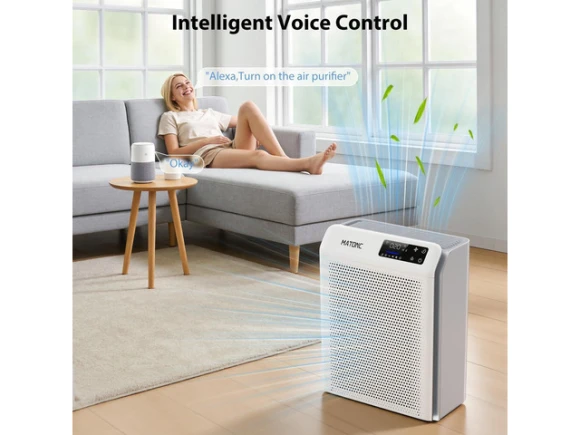 Air Purifier with HEPA Filtration and WiFi App Control — Air Purifier, ANCREU