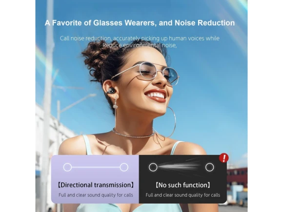Clip-on open-ear wireless headphones — Wireless Earbuds, Generic Logic, Inc.