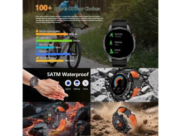Smart Watch with GPS and Free Maps, Bluetooth Calling and Texting — Smart Watch, Generic Logic, Inc.