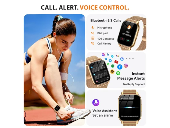 Gold Smart Watch — Smart Watch, Generic Logic, Inc.