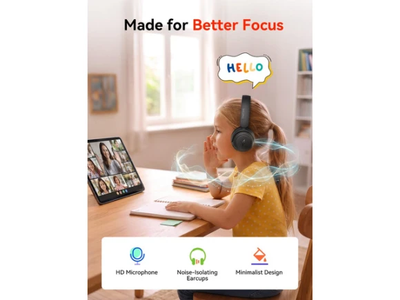 Kids Bluetooth Headphones, Over-Ear — Wireless Earbuds, Generic Logic, Inc.