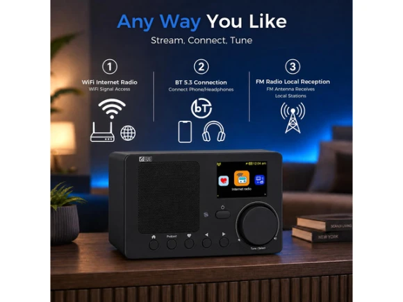 Portable Internet Radio — Internet Radios, Ocean Digital