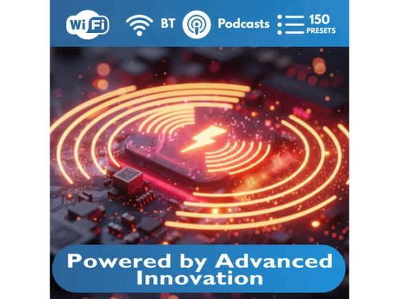 Walnut Stereo Internet Radio — Internet Radios, Generic Logic, Inc.