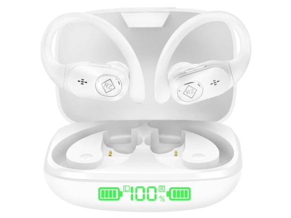 Wireless Earbuds with Ear Hooks and LED Display — Wireless Earbuds, Generic Logic, Inc.