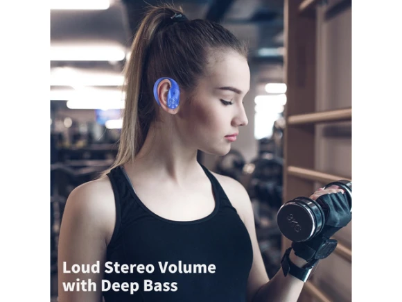 Wireless Earbuds with Ear Hooks and LED Display — Wireless Earbuds, Generic Logic, Inc.