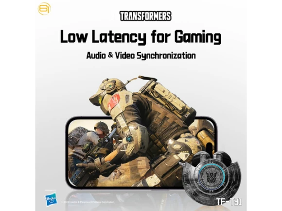Wireless Gaming Earbuds, Megatron Black — Wireless Earbuds, Generic Logic, Inc.