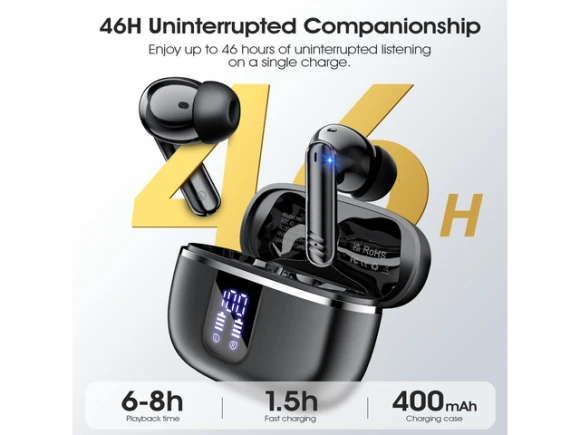 Wireless Earbuds, Black — Wireless Earbuds, Generic Logic, Inc.