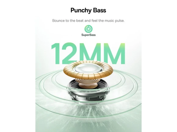Blue Wireless Earbuds — Wireless Earbuds, Bass