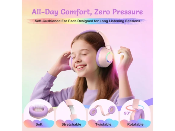 Children’s Wireless Over-Ear Headphones — Wireless Earbuds, Generic Logic, Inc.