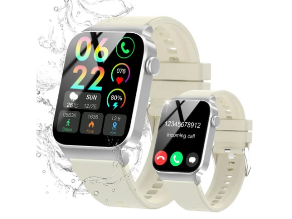 Smartwatch, Creamy White — Smart Watch, Generic Logic, Inc.