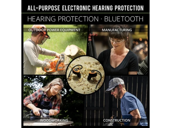 Bluetooth Work Earbuds for Hearing Protection — Wireless Earbuds, Generic Logic, Inc.